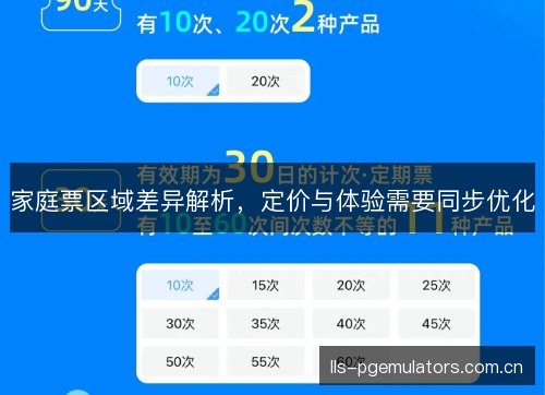 家庭票区域差异解析，定价与体验需要同步优化